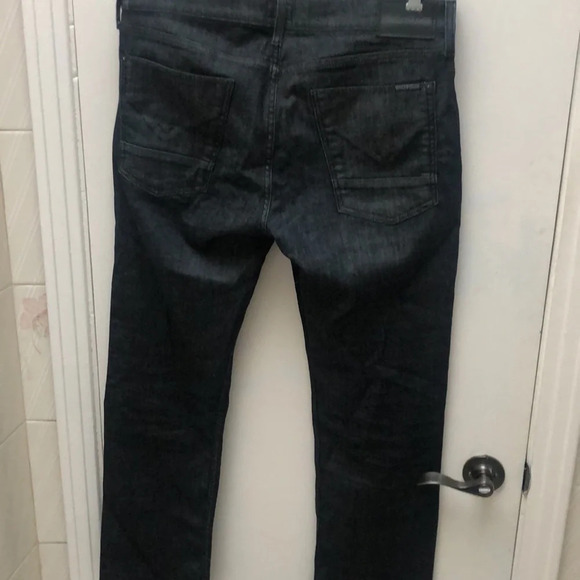 Hudson Byron 5 five Pocket Straight Jeans Indigo  size 34 - Picture 7 of 10